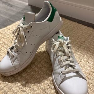 Adidas Stan Smith Classic White and Green Tennis Athletic Sneakers walking Shoes